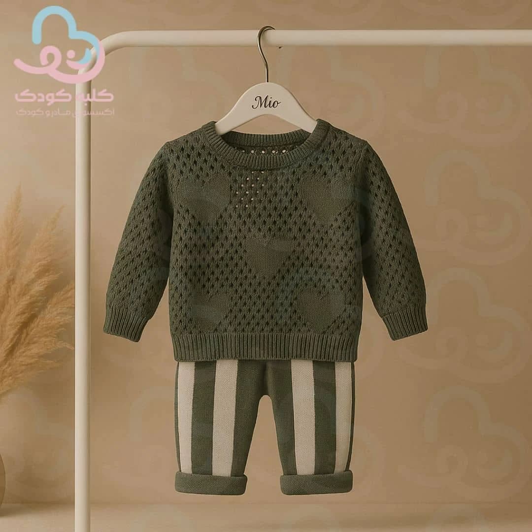 ست بلوز و شلوار بافت BabyMia ۶۱۱۵ — تصویر ۲