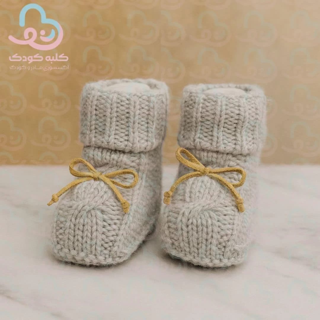 پاپوش بافت پاپیون چوبی BabyMia ۹۰۰۹ — تصویر ۴