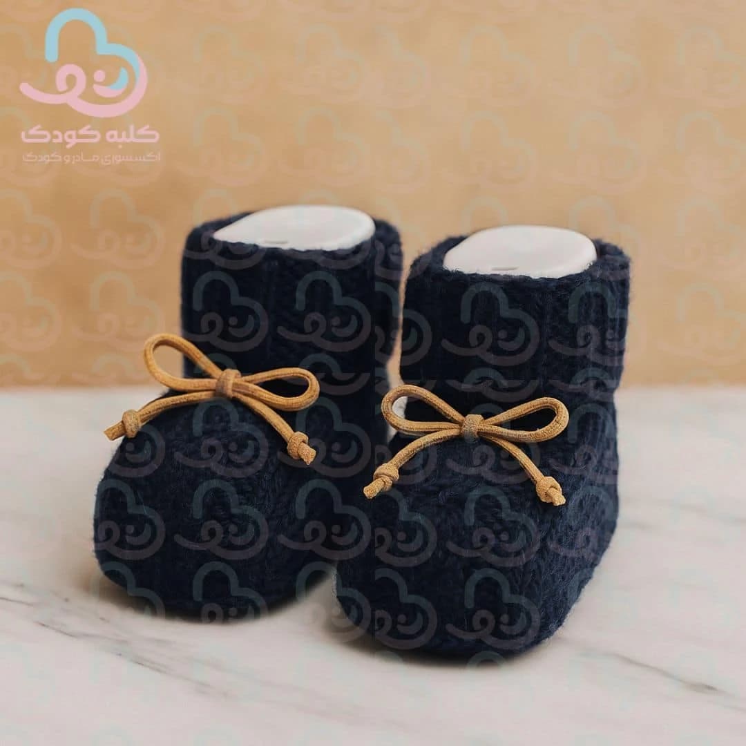 پاپوش بافت پاپیون چوبی BabyMia ۹۰۰۹ — تصویر ۳