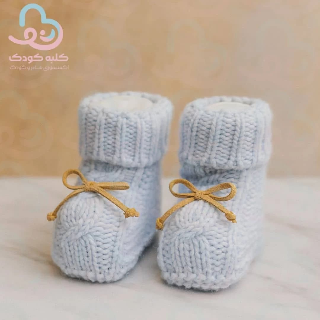 پاپوش بافت پاپیون چوبی BabyMia ۹۰۰۹