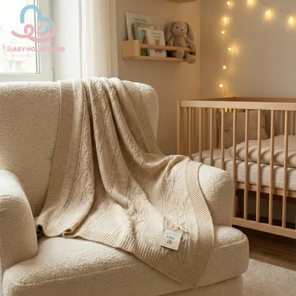 پتو بافت دورپیچ BabyMia ۷۰۸۰ — تصویر ۵