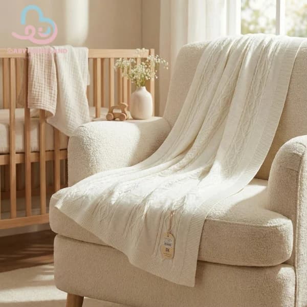 پتو بافت دورپیچ BabyMia ۷۰۸۰ — تصویر ۴