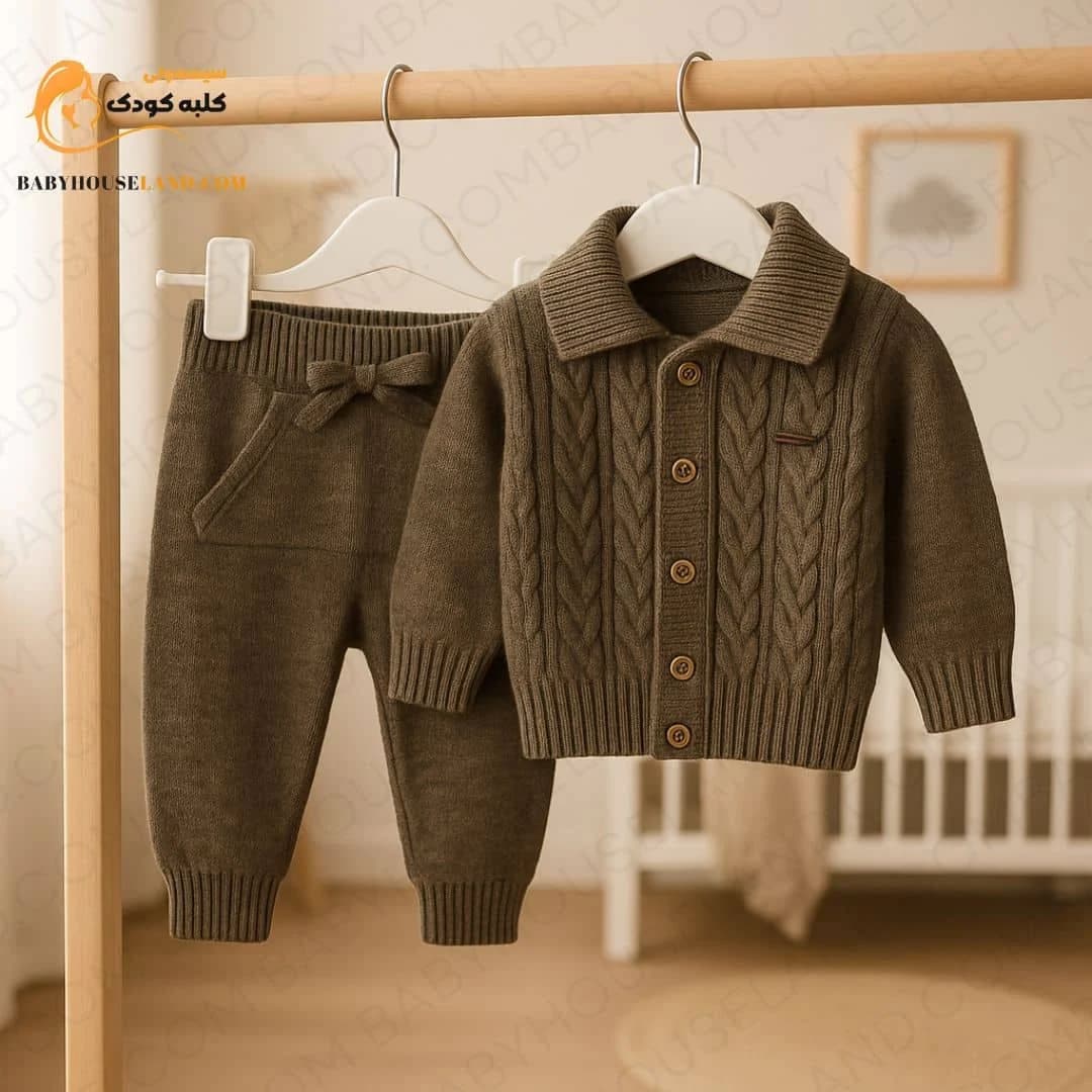 لباس دو تیکه زمستانه بافت BabyMia 6006 — تصویر ۲