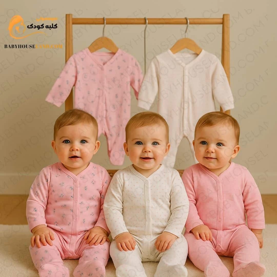 سرهمی ۳تیکه نوزادی Sunnozy 369