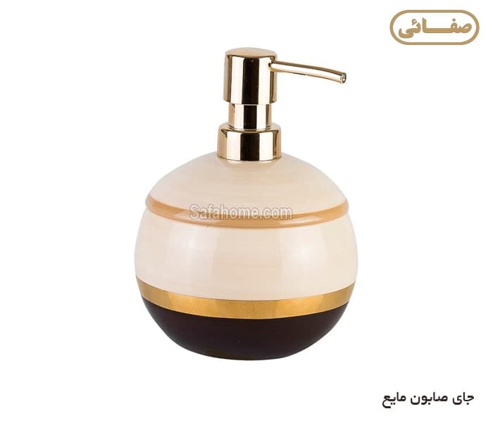 سرویس بهداشتی 5 تکه سرامیکی طلایی طرح LADY — تصویر ۴
