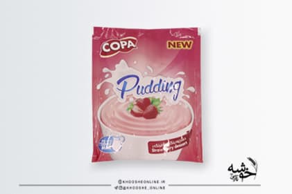 پودینگ توت فرنگی