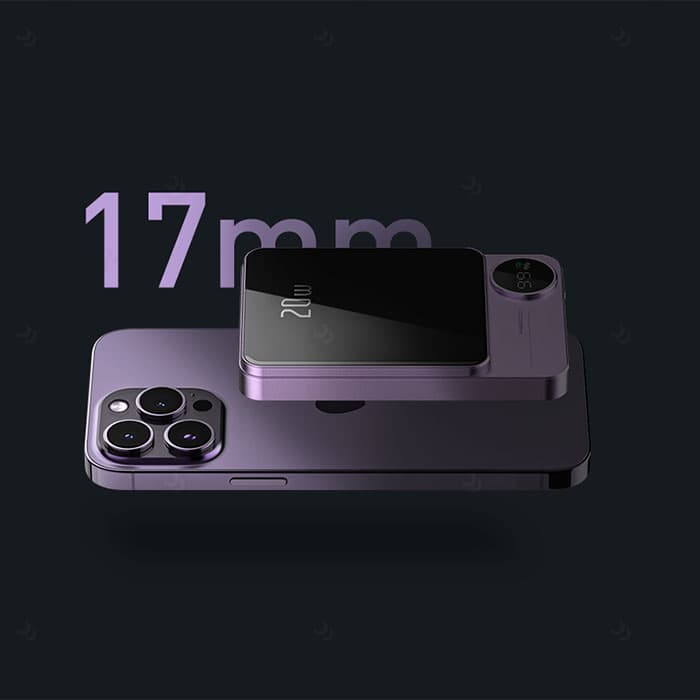پاوربانک 10000mAh وایرلس شارژ رسی مدل RPB-W16 — تصویر ۶