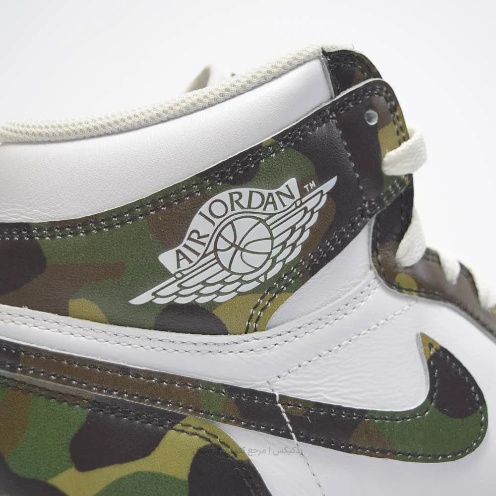 کتونی Nike مدل Jordan 1 High Golf Camo – DQ0660-300 — تصویر ۵