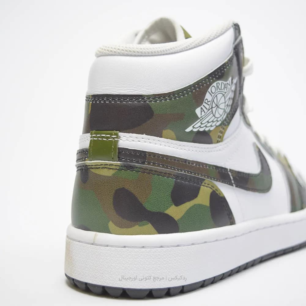 کتونی Nike مدل Jordan 1 High Golf Camo – DQ0660-300 — تصویر ۸