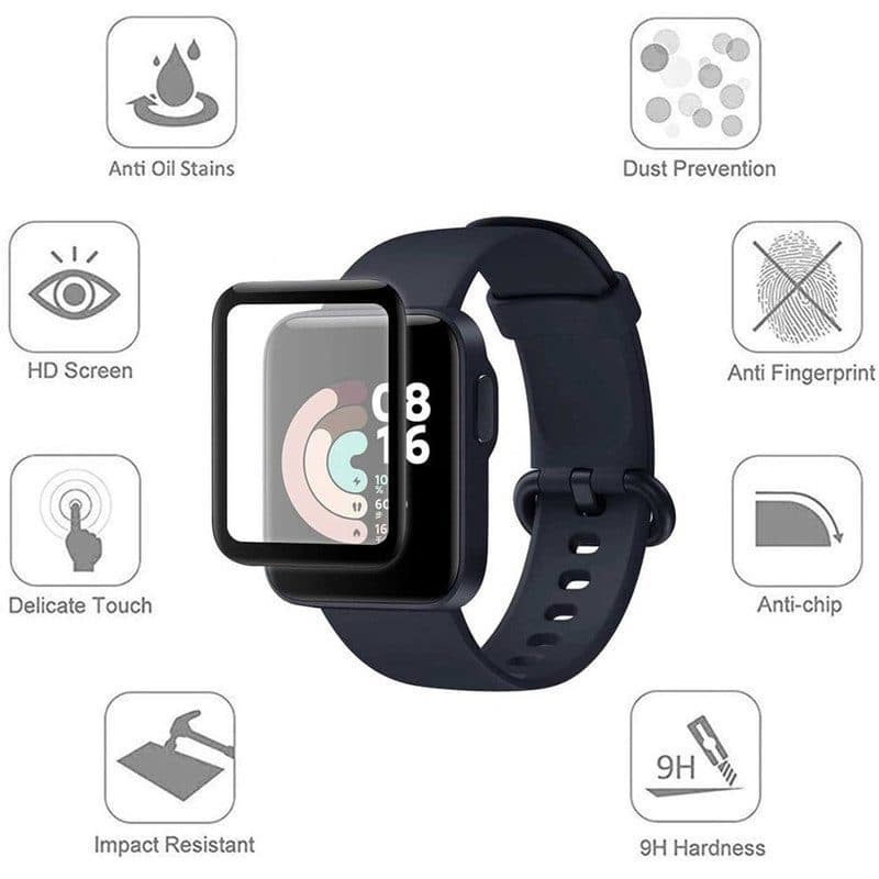 محافظ صفحه نمایش مناسب برای ساعت هوشمند شیائومی مدل Xiaomi Watch Lite / Redmi Watch — تصویر ۵