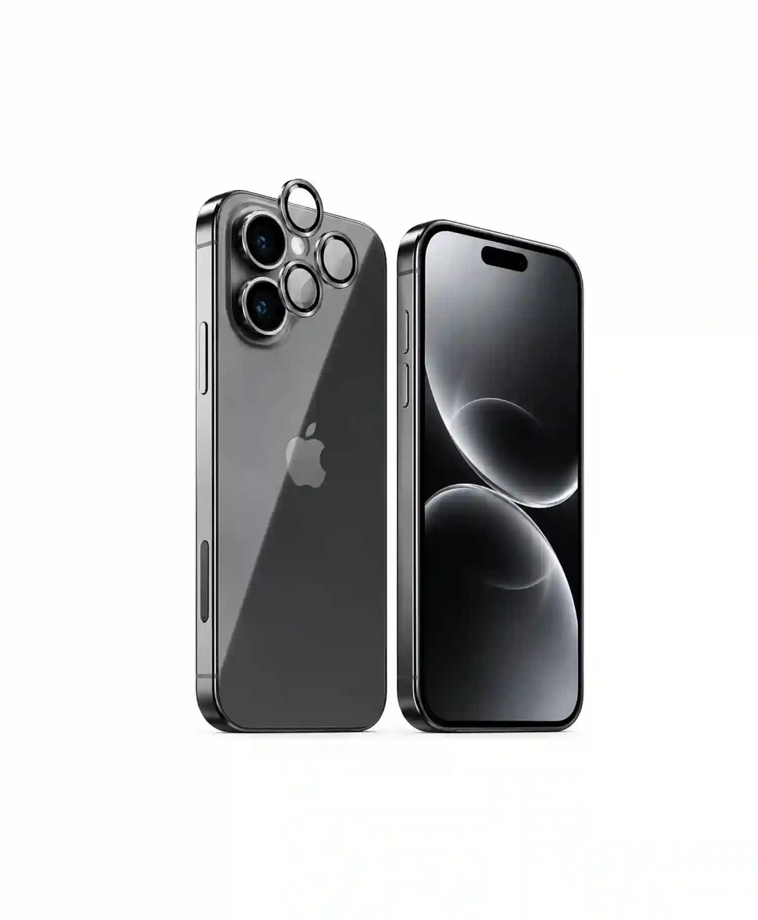 محافظ لنز رینگی شابلونی مدل KUSA دوربین گوشی Iphone 16 Pro Max — تصویر ۲