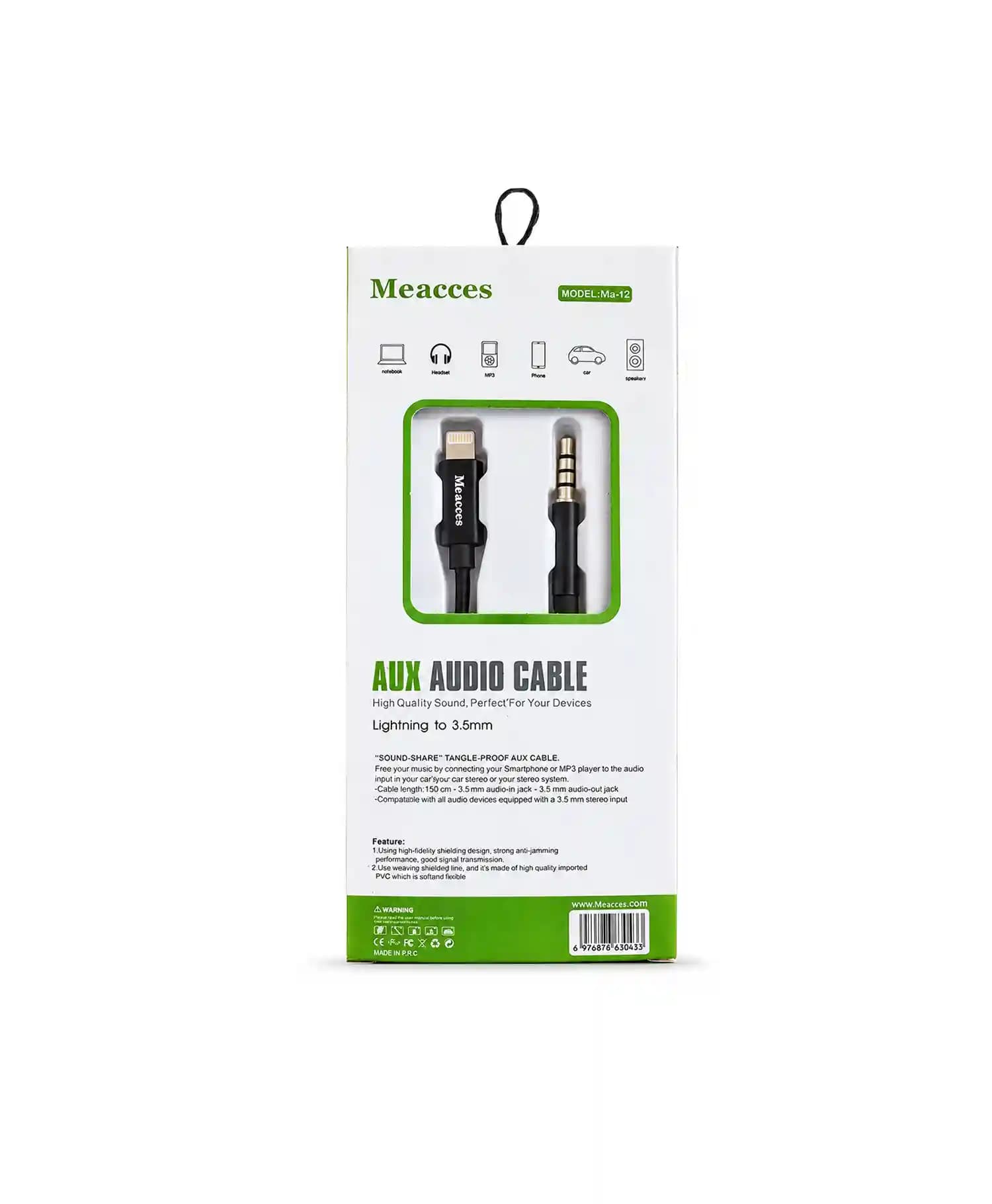 کابل تبدیل AUX به Lightning مکسیس مدل Ma-12 — تصویر ۳