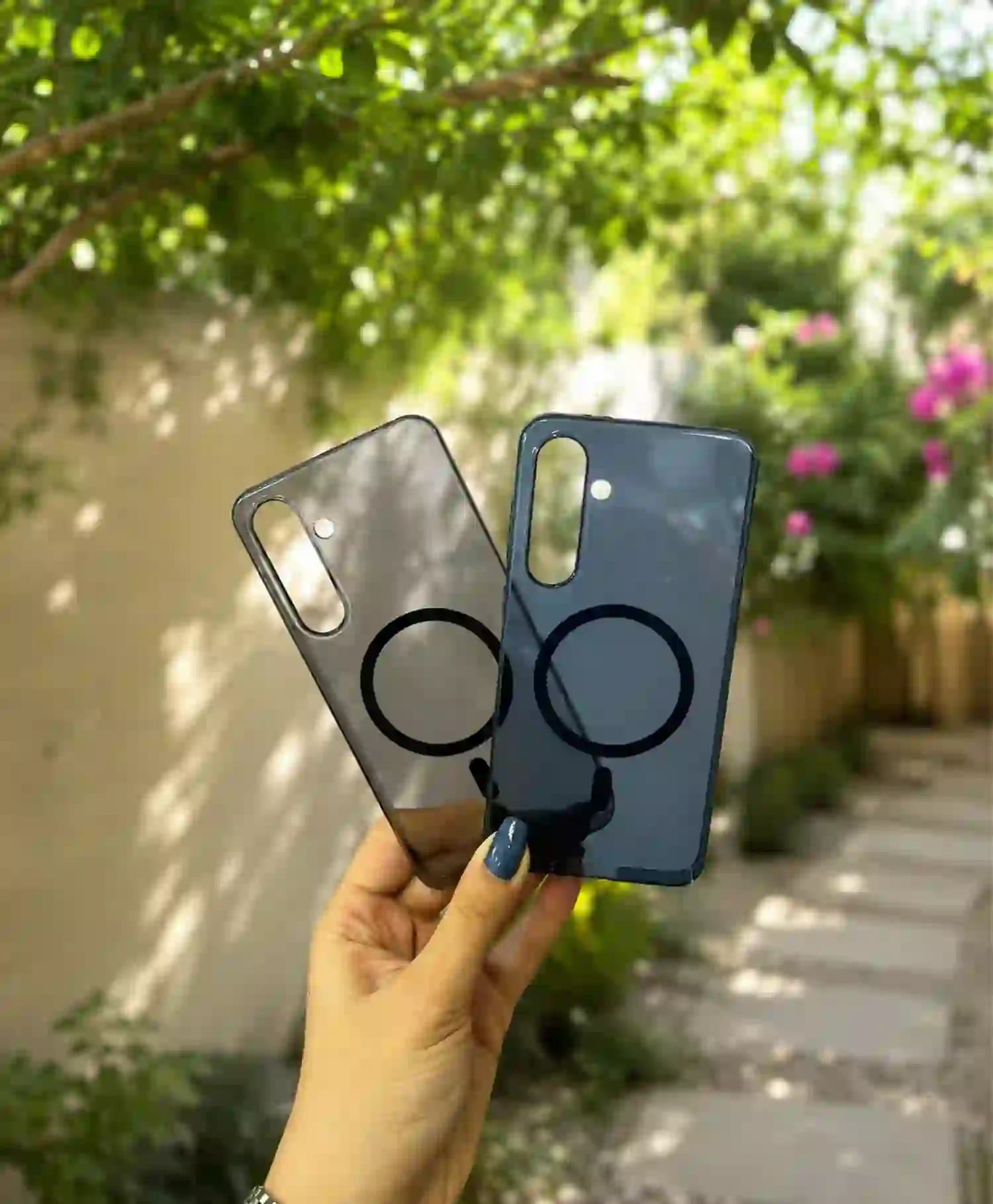 قاب PC شفاف مگ سیفدار Q Series گوشی موبایل Samsung S24FE — تصویر ۴