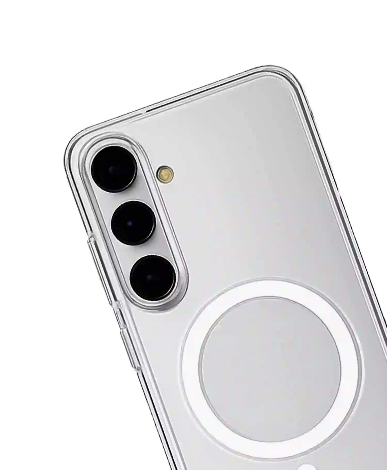 قاب PC شفاف مگ سیفدار Q Series گوشی موبایل Samsung S24FE — تصویر ۲