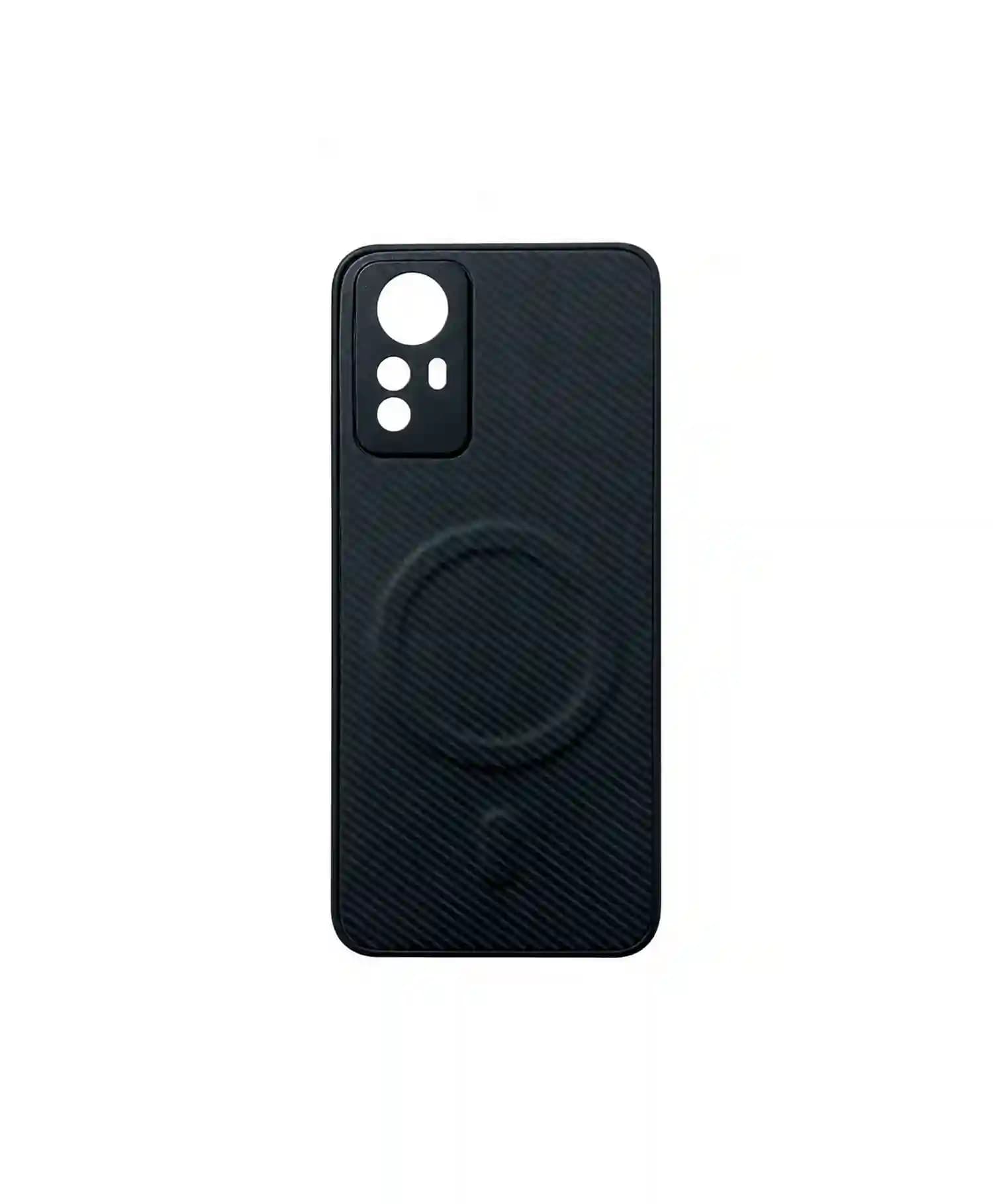 قاب کربنی مگ سیف دار محافظ لنز دار سولادا گوشی موبایل Redmi Note 12s