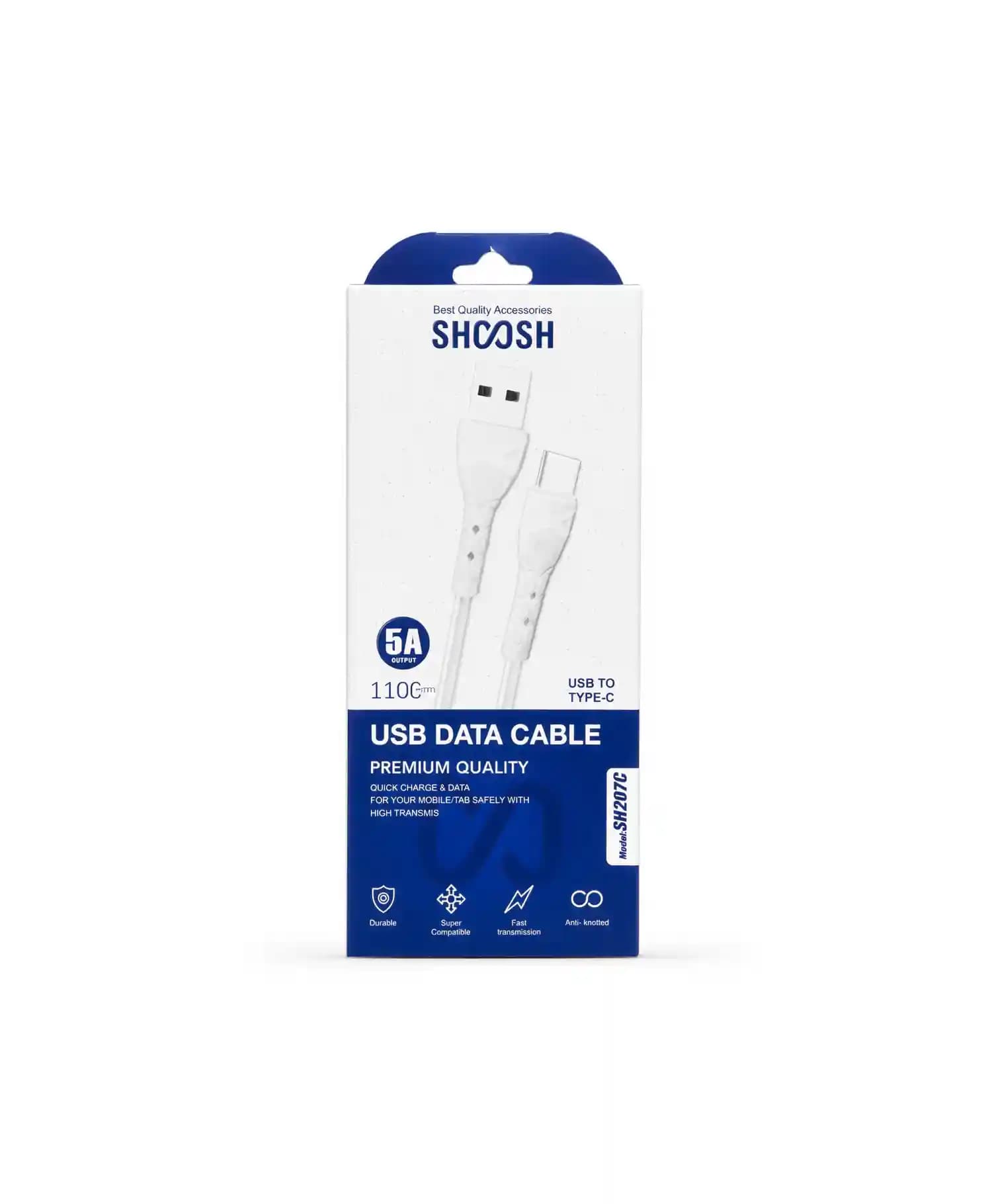 کابل تبدیل USB به Type-C شوش مدل SH-207C — تصویر ۴