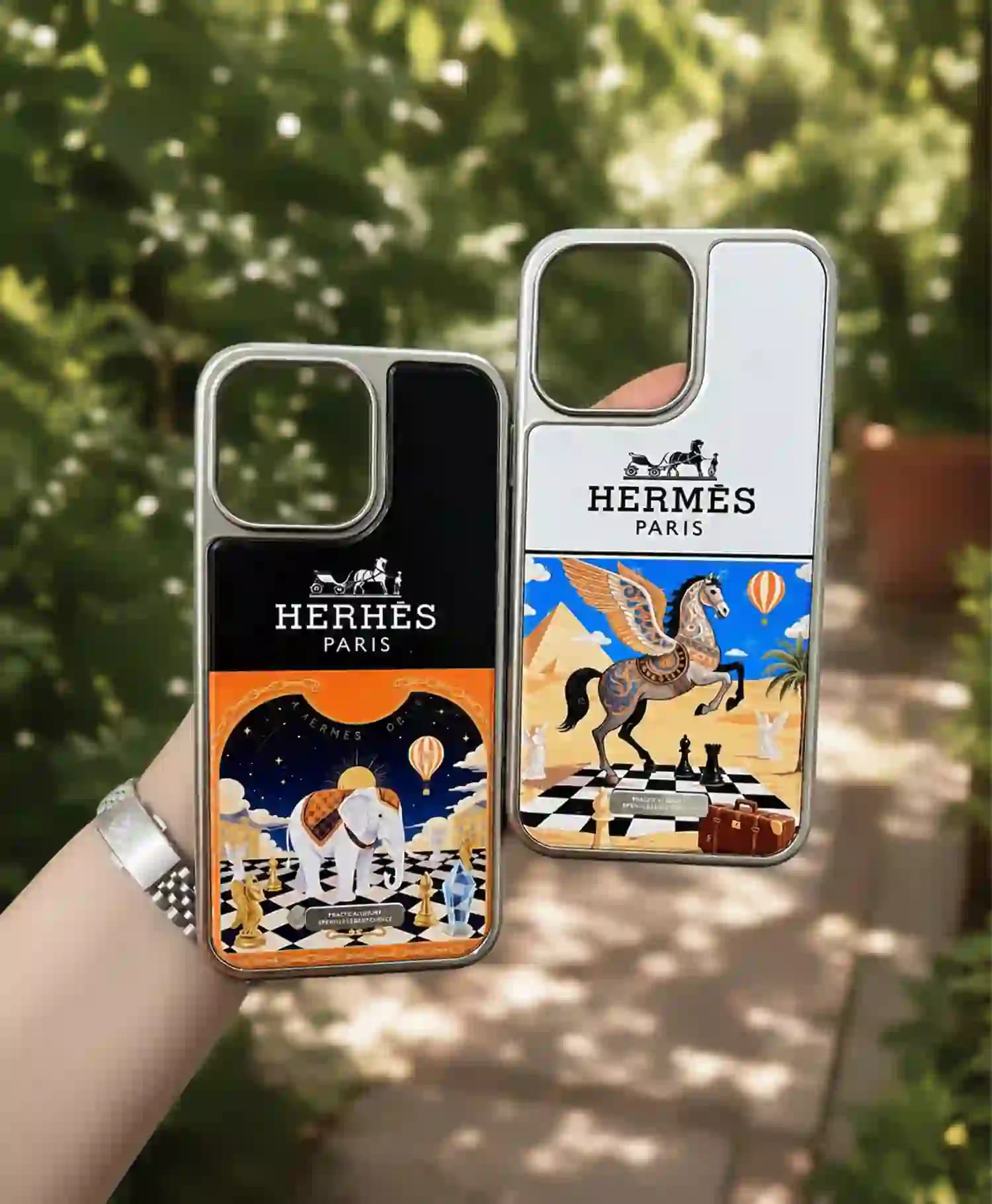 قاب طرح دار فانتزی Hermes گوشی موبایل Iphone 14 Pro Max — تصویر ۴