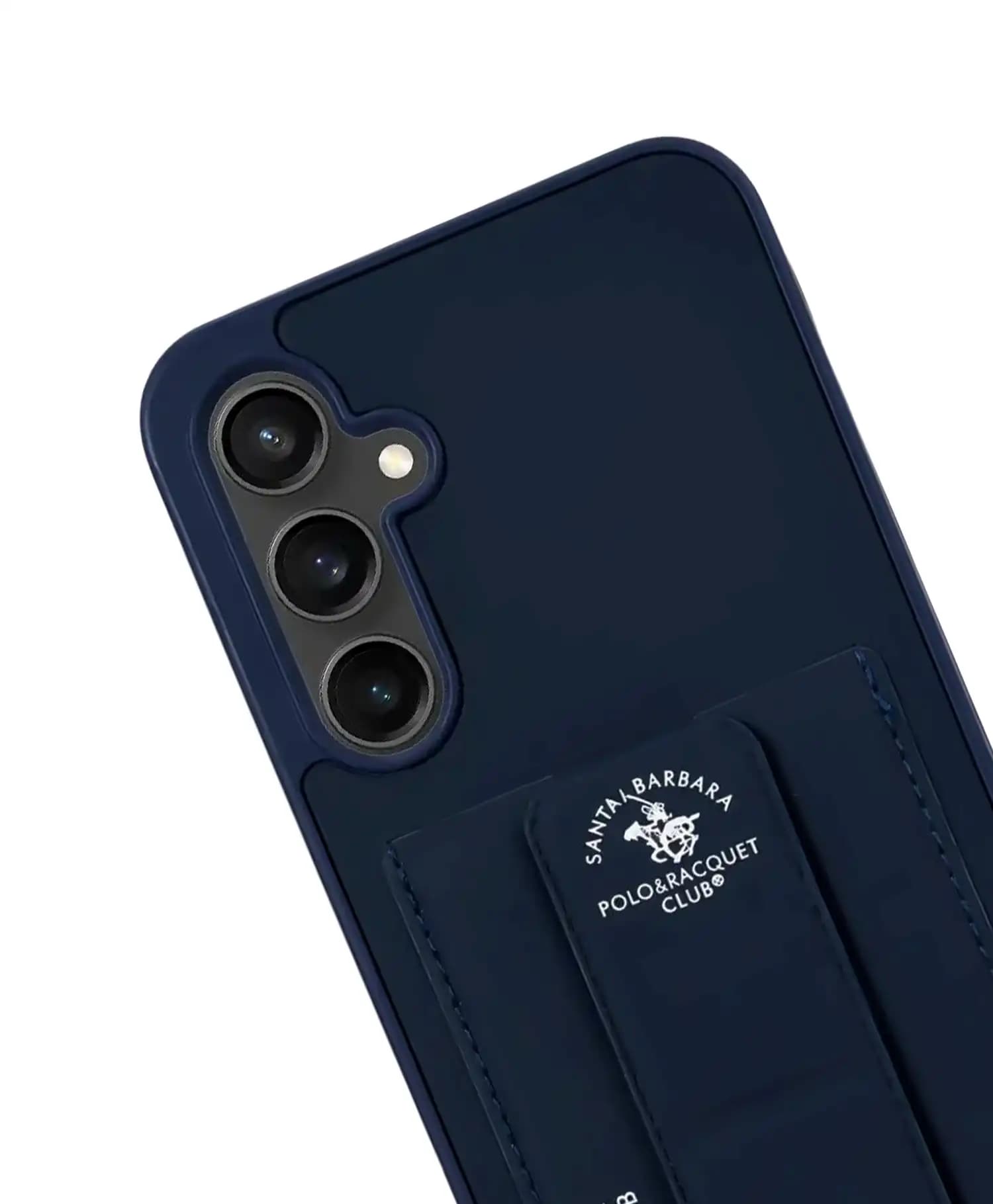 قاب چرمی پولو جاکارتی دار استند دار گوشی Samsung S23 FE — تصویر ۲