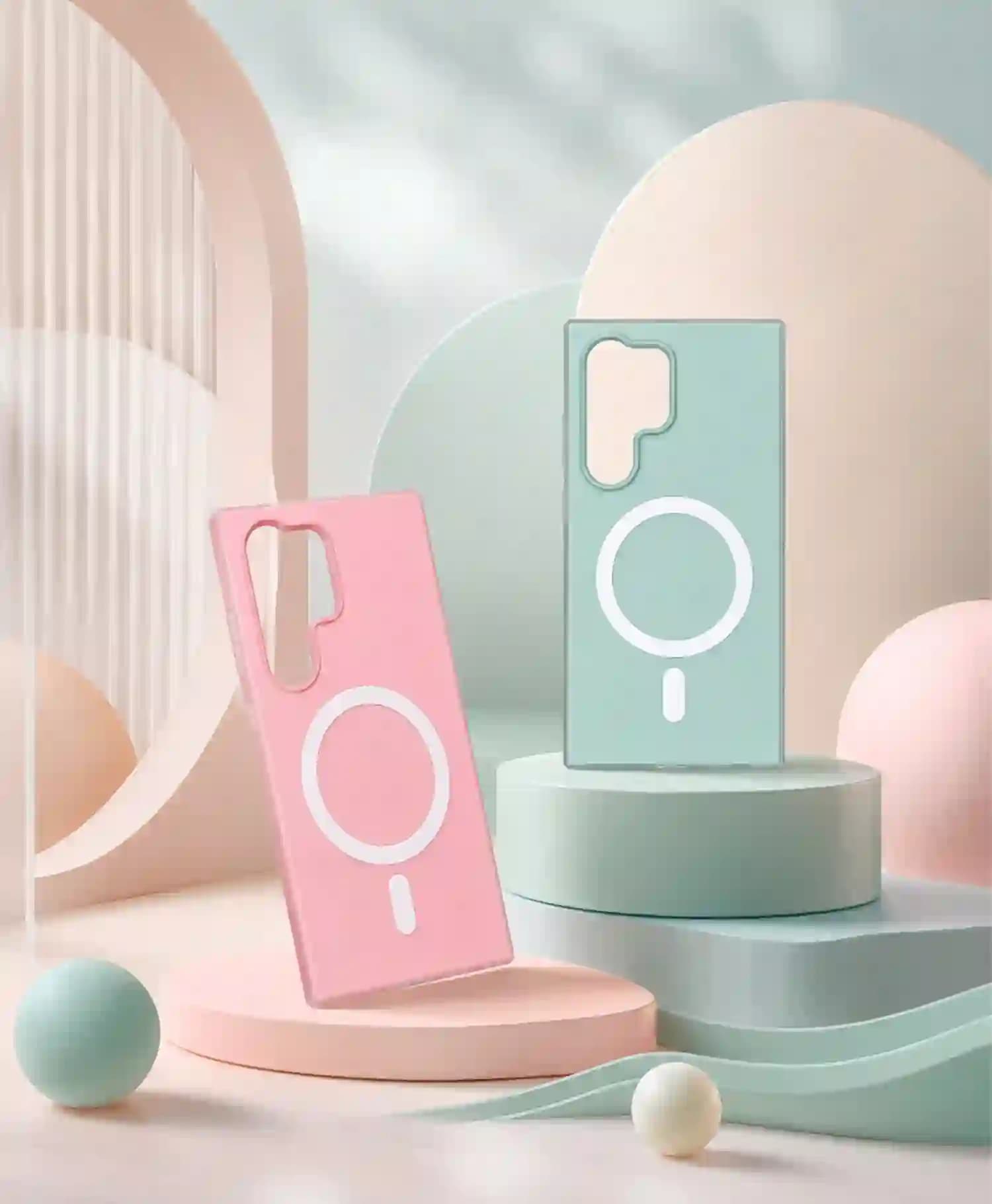 قاب پاستیلی مگ سیف دار Jelly Case گوشی موبایل Samsung S24 Ultra — تصویر ۳