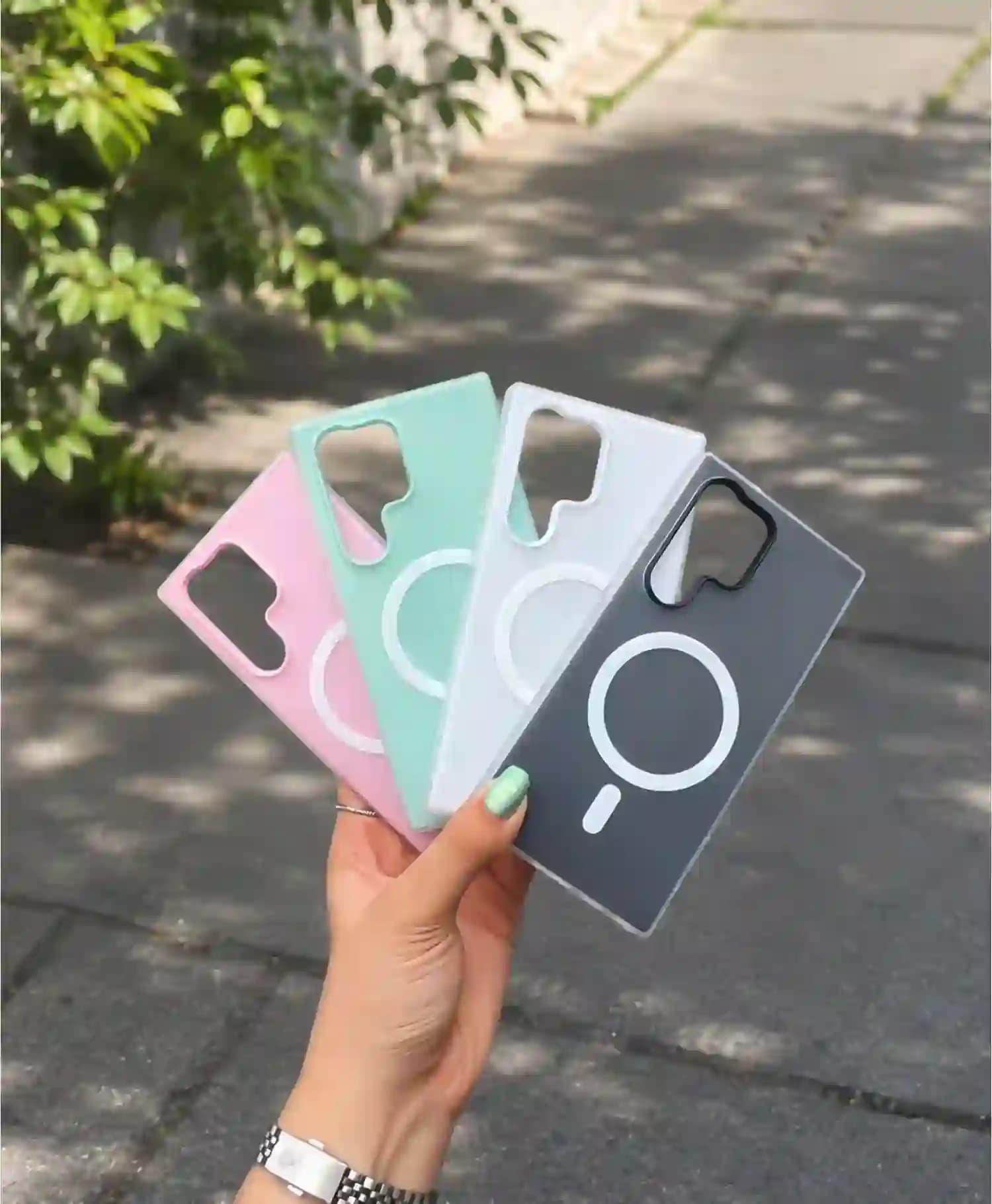 قاب پاستیلی مگ سیف دار Jelly Case گوشی موبایل Samsung S23 Ultra — تصویر ۵