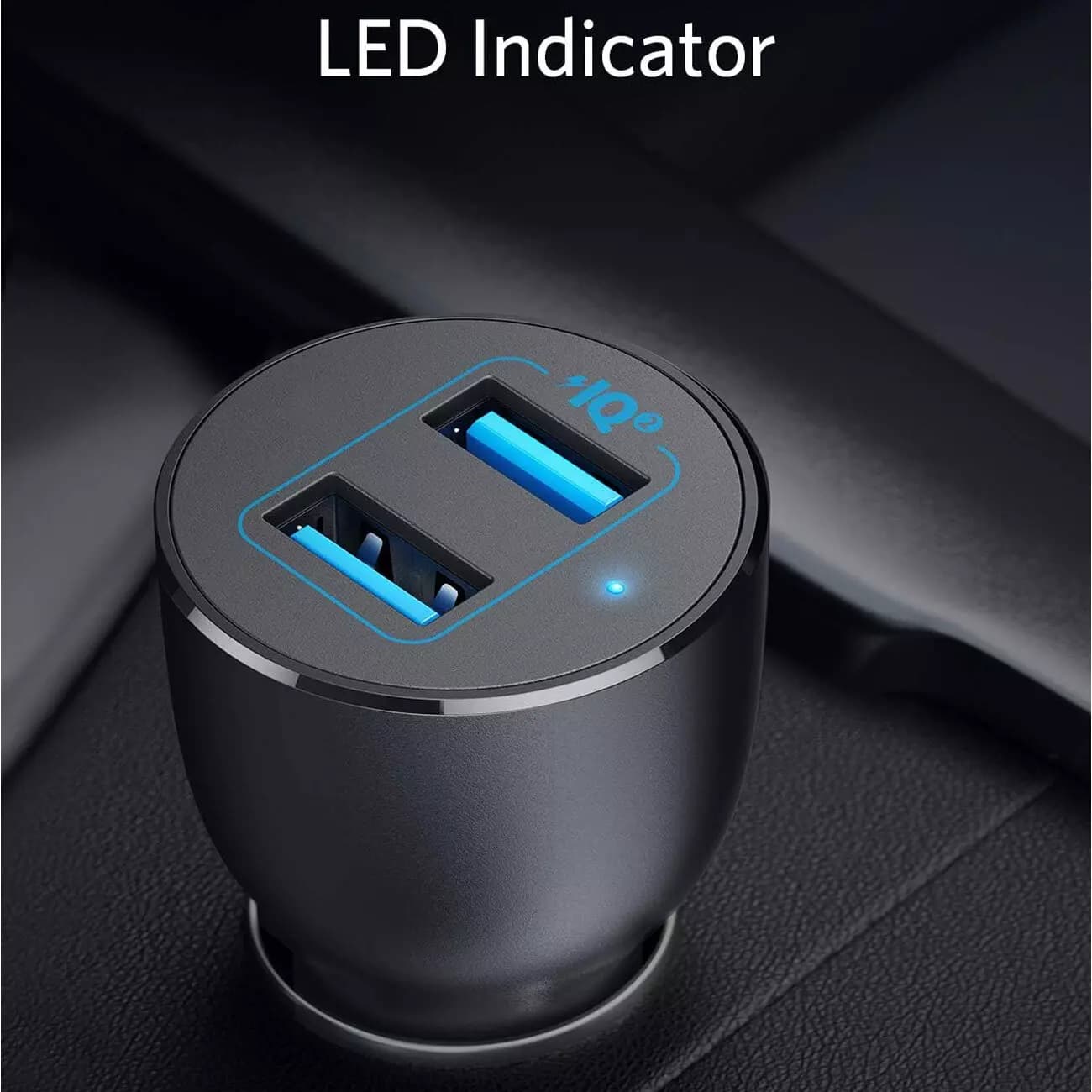 شارژر فندکی 36 وات انکر مدل Anker PowerDrive III 2-Port 36W A2729H11 — تصویر ۴