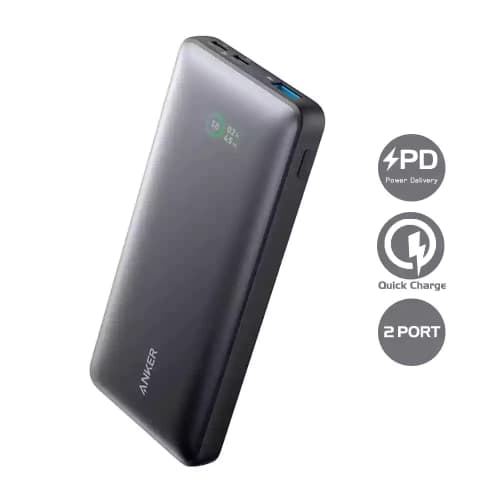 پاور بانک 10000میلی آمپر انکر Anker 533 Power Bank PowerCore 10000 25W BLACK A1249H11 — تصویر ۳