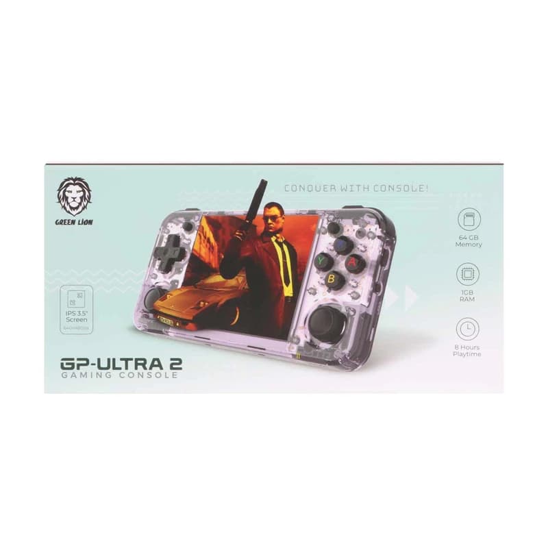 کنسول دستی گرین لاین Green Lion GP Ultra 2 Gaming Console GNGPULT2GCBK — تصویر ۳