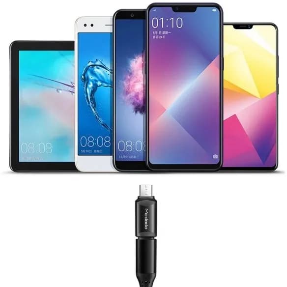 تبدیل میکرو یو اس بی به لایتنینگ مک دودو Mcdodo Lightning to microUSB OT-7710 توان 3 آمپر — تصویر ۳