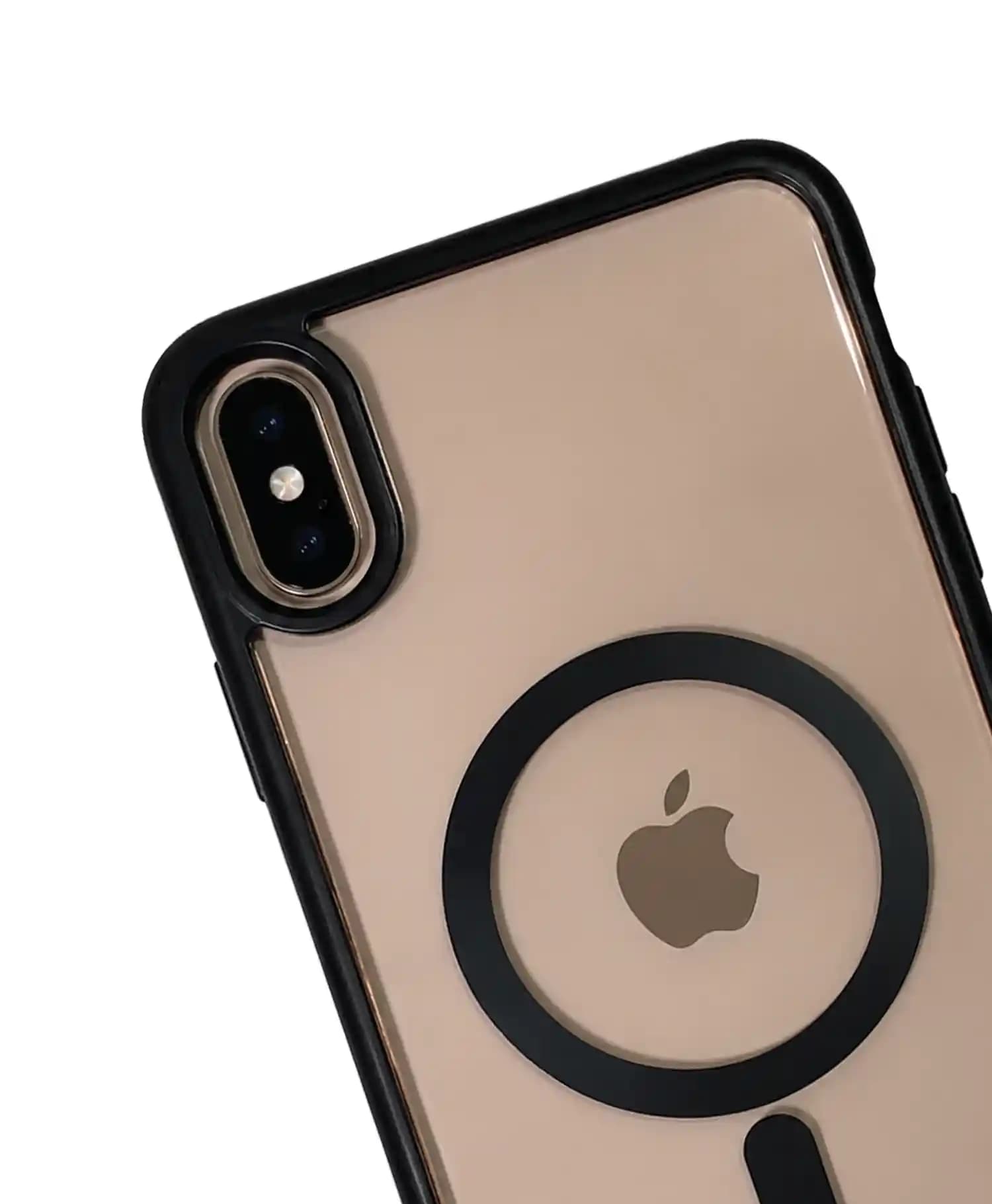 قاب ژله ای پشت شفاف مگ سیف دار اسپیگن گوشی موبایل Iphone Xs Max — تصویر ۲