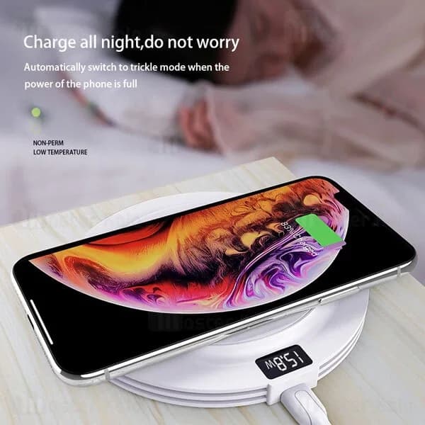 شارژر وایرلس جویروم Joyroom JR-A16 Cooler Wireless Fast Charger QC3.0 10W توان 10 وات همراه کابل — تصویر ۱۲