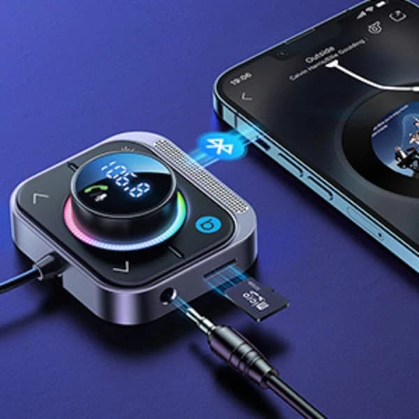 شارژر فندکی و پخش کننده بلوتوثی جویروم Joyroom JR-CL18 توان 30 وات — تصویر ۴