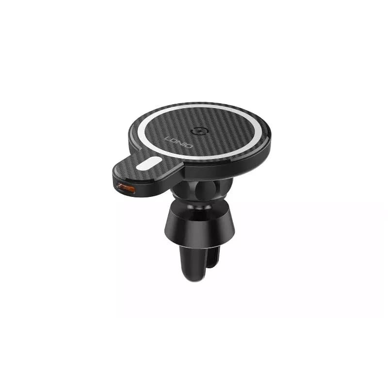 هولدر و شارژر وایرلس دریچه کولری الدینیو LDNIO MA20 توان 15 وات — تصویر ۳