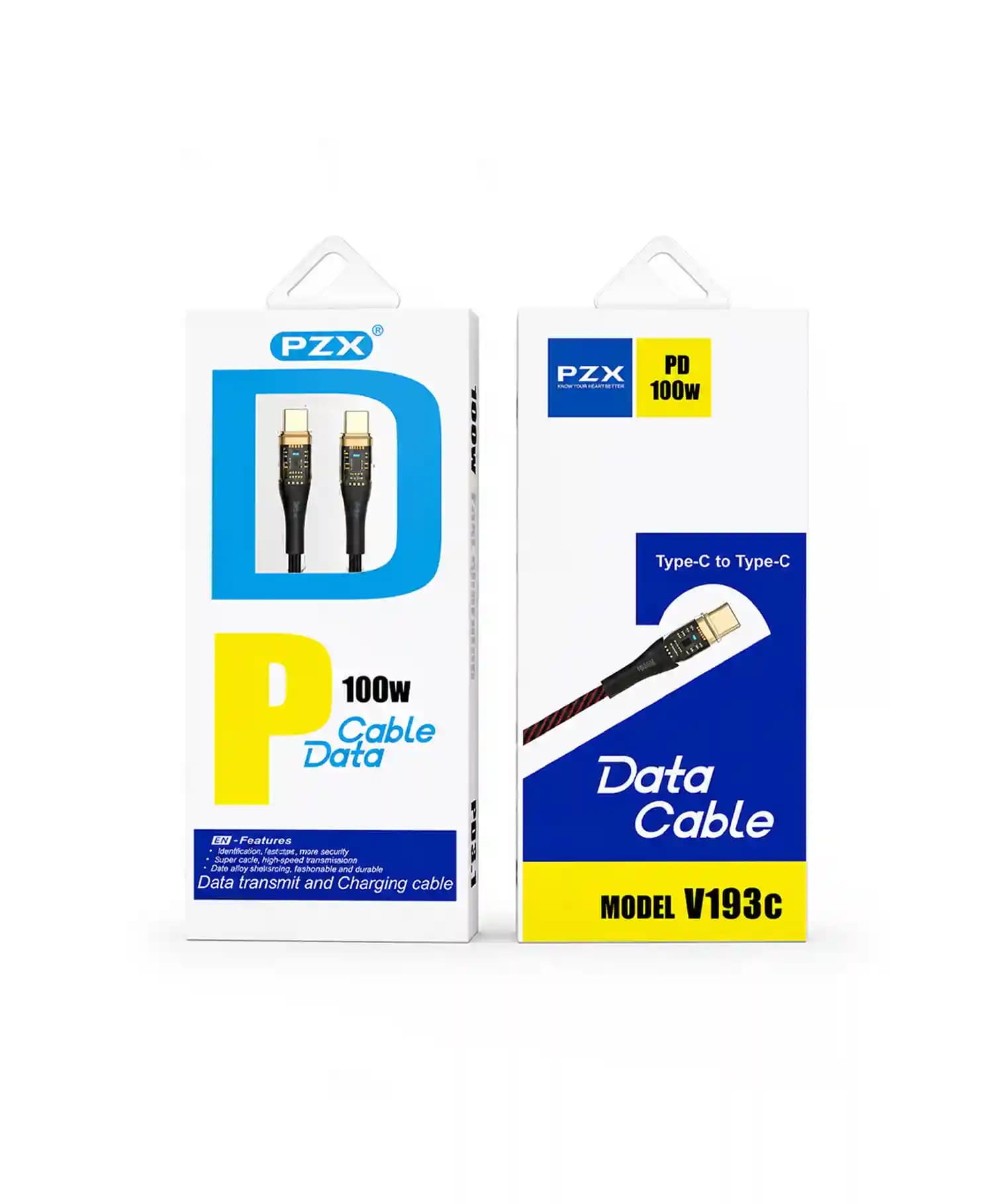 کابل تبدیل Type-C به Type-C پی زد ایکس مدل V193C — تصویر ۴