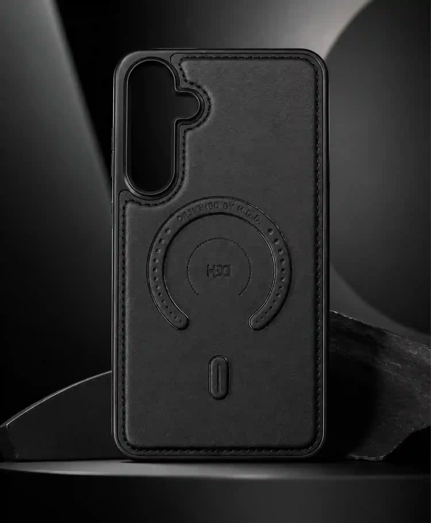 قاب چرمی مگ سیف دار گوشی موبایل Samsung S24 FE — تصویر ۴