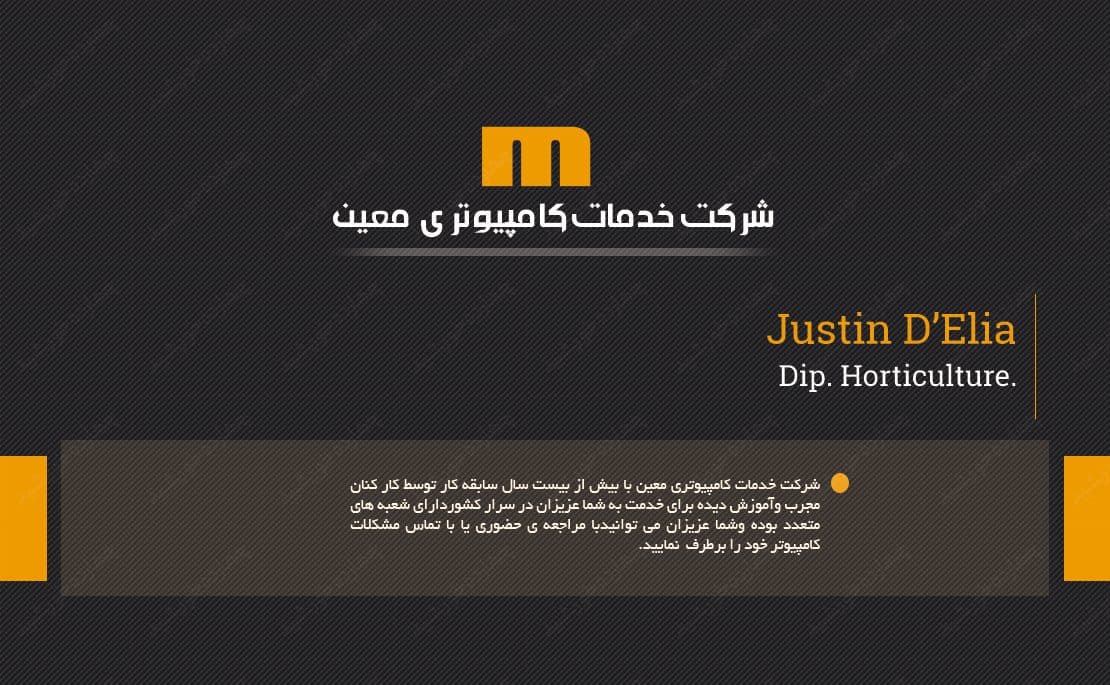 کارت ویزیت شرکت خدمات کامپیوتری پنج psd — تصویر ۲