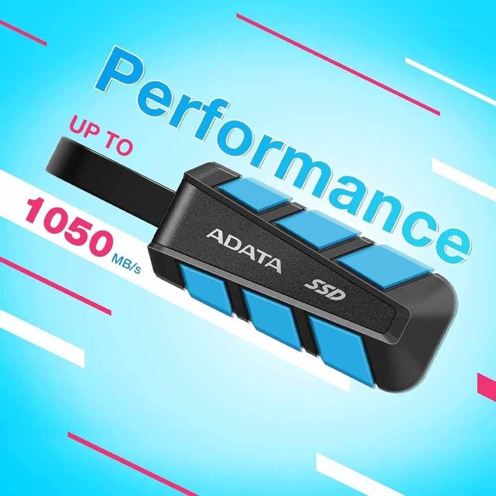 حافظه اس اس دی اکسترنال ای دیتا SC740 ظرفیت 500 گیگابایت — تصویر ۴
