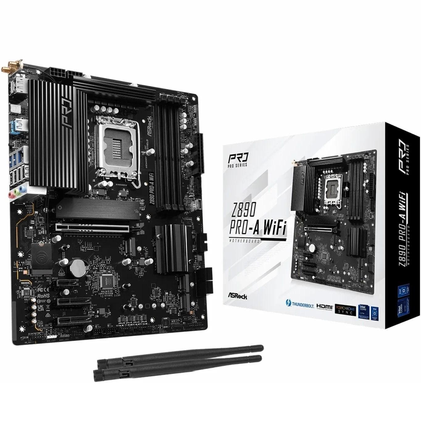مادربرد ازراک مدل Z890 Pro-A WiFi ATX حافظه DDR5 — تصویر ۳