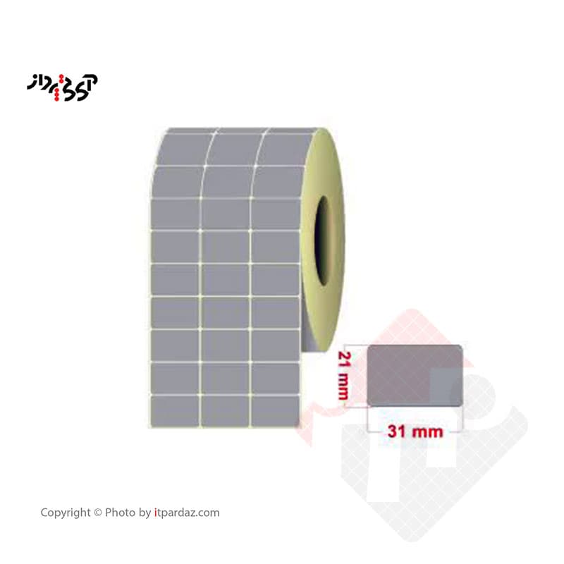 برچسب پرینتر لیبل زن مدل 31*21 متال — تصویر ۲