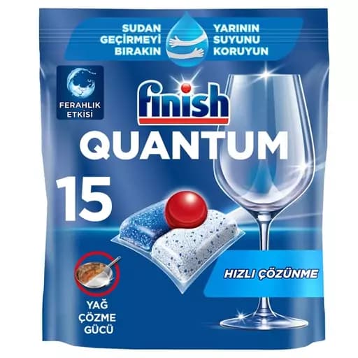 قرص ماشین ظرفشویی فینیش مدل Quantum Hepsi 1 Arada بسته 15 عددی — تصویر ۳