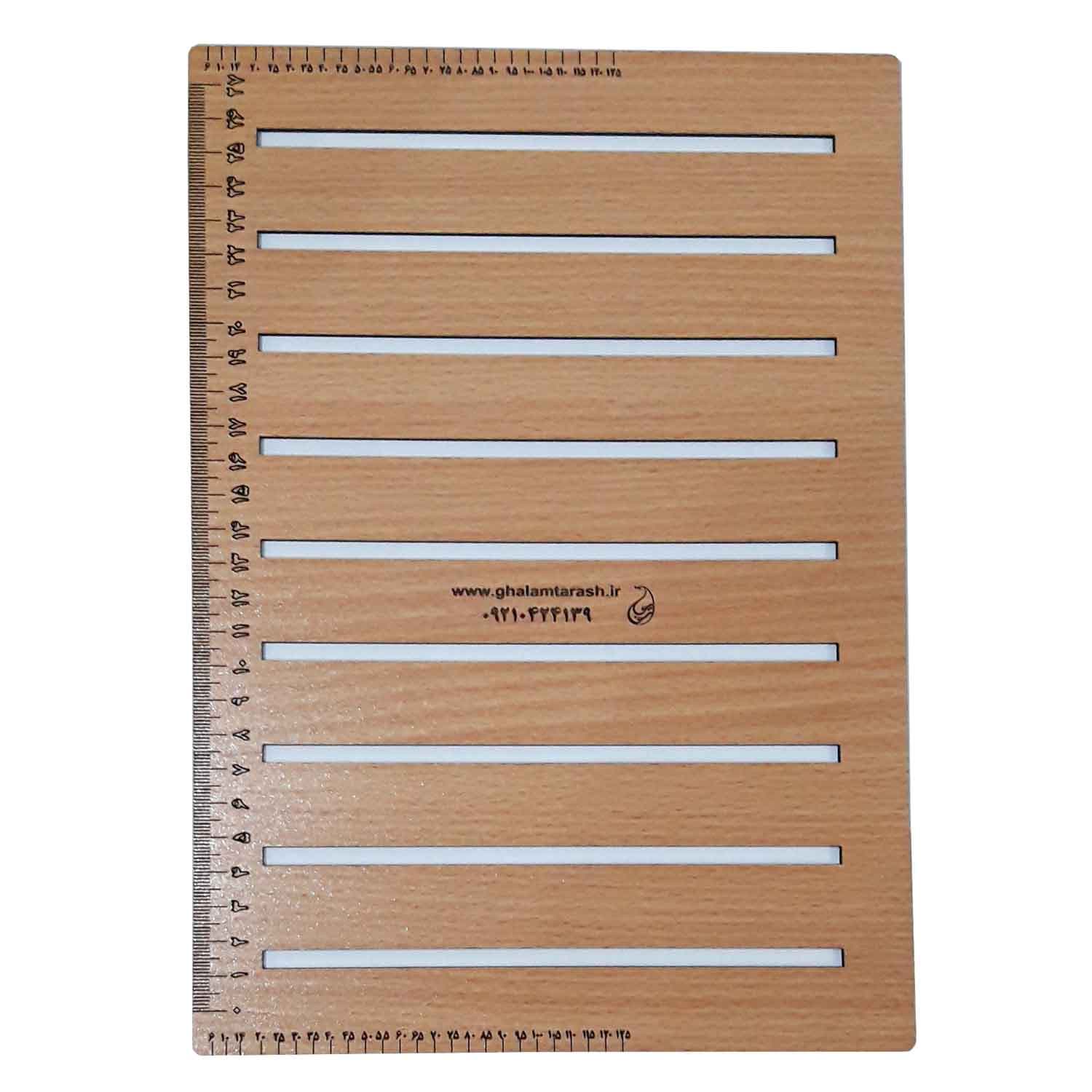 خط کش کتابت چوبی سایز درشت — تصویر ۲