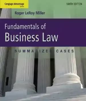 دانلود کتاب Fundamentals of business law: summarized cases – مبانی حقوق تجارت: موارد خلاصه شده