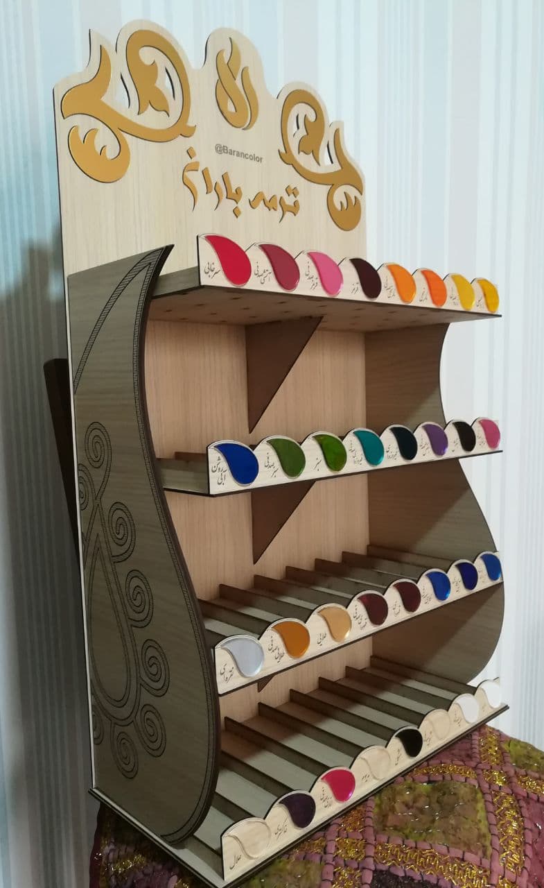 رنگ ویترای 60 میل ترمه باران صورتی صدفی — تصویر ۵