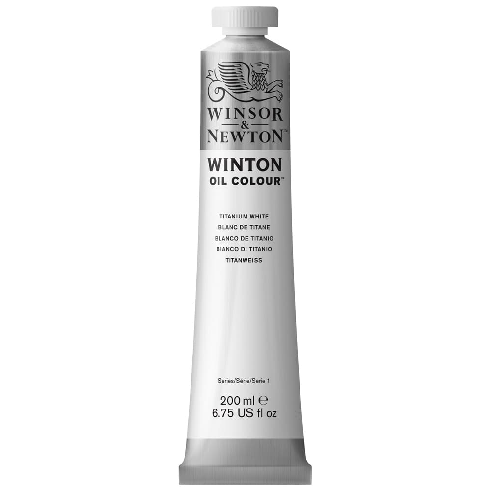 رنگ روغن وینزور وینتون titanium white 644 (حجم 200 میلی لیتر) — تصویر ۳