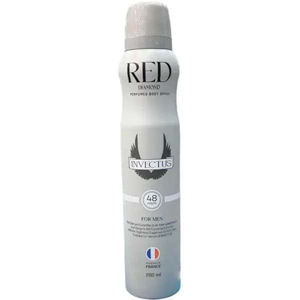 اسپری خوشبو کننده بدن مردانه رد دایموند مدل Invectus حجم 200mL