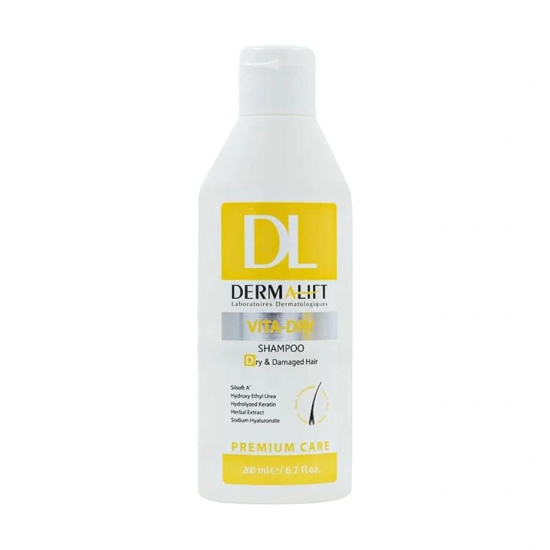 شامپو درمالیفت مناسب موی خشک و آسیب دیده حجم 200mL