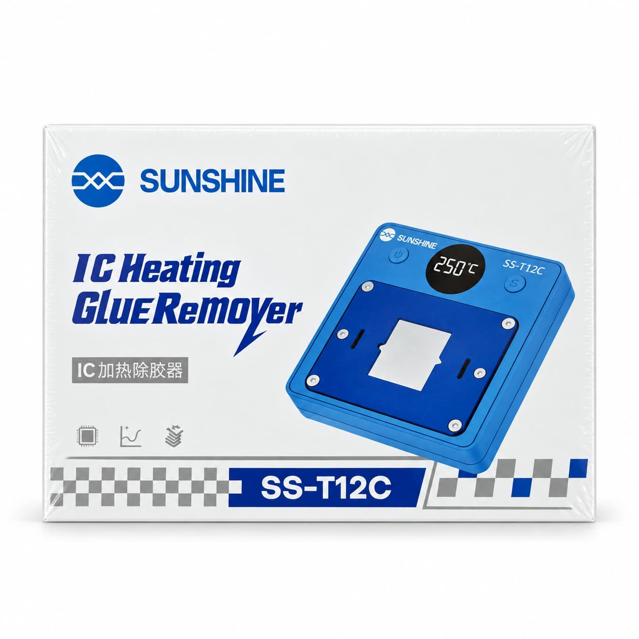 پری هیتر و چسب پاک کن آی سی سانشاین مدل SUNSHINE SS-T12C — تصویر ۲