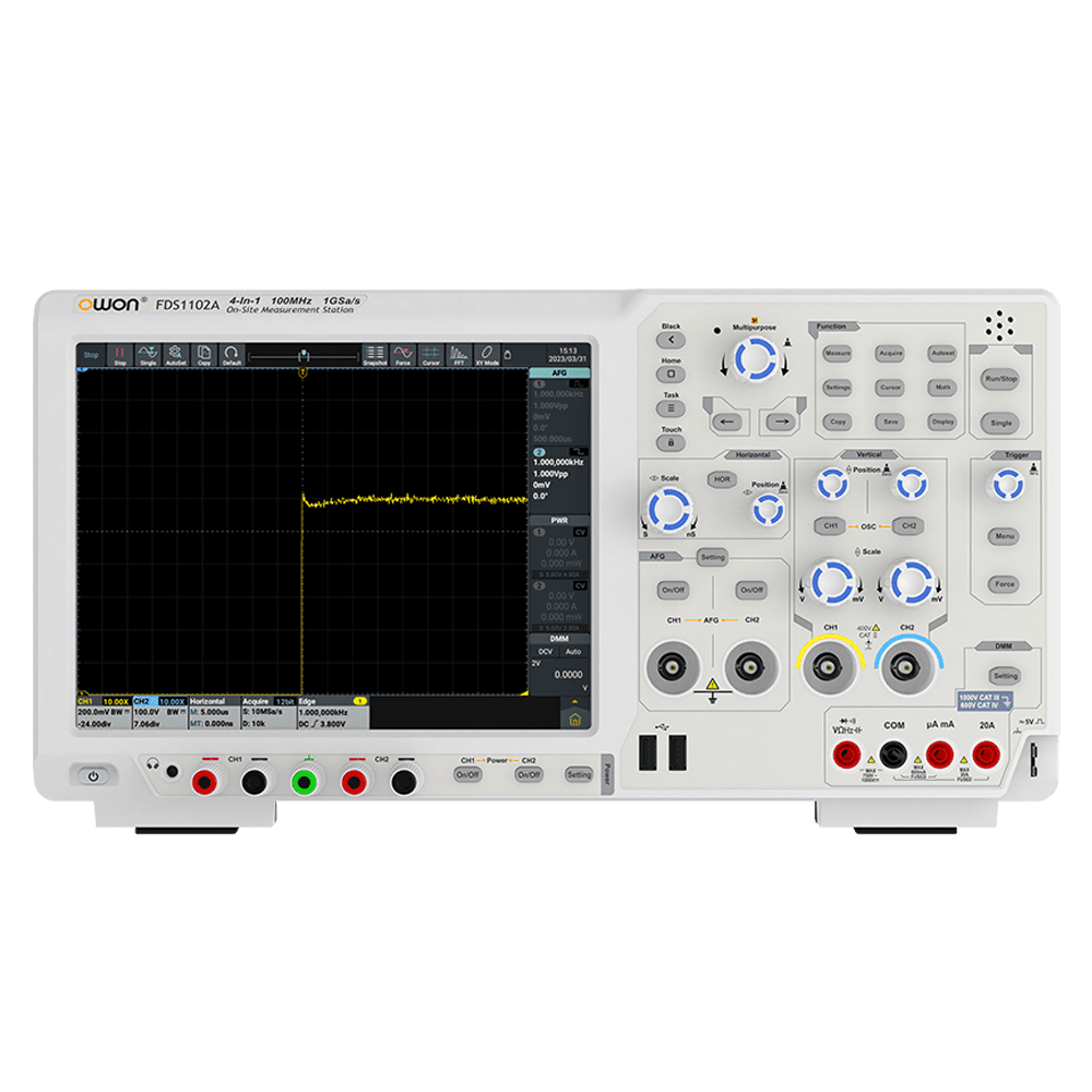 اسیلوسکوپ دیجیتال رومیزی اوون مدل OWON FDS1102A