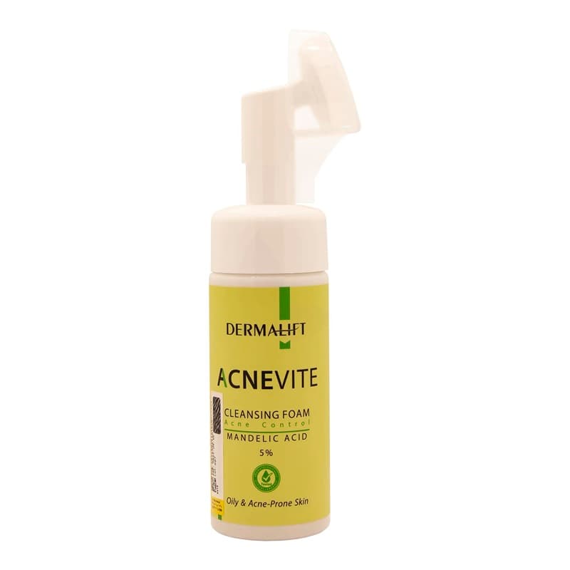 فوم شستشوی صورت جوش دار درمالیفت مدل آکنویت حجم 150mL — تصویر ۲
