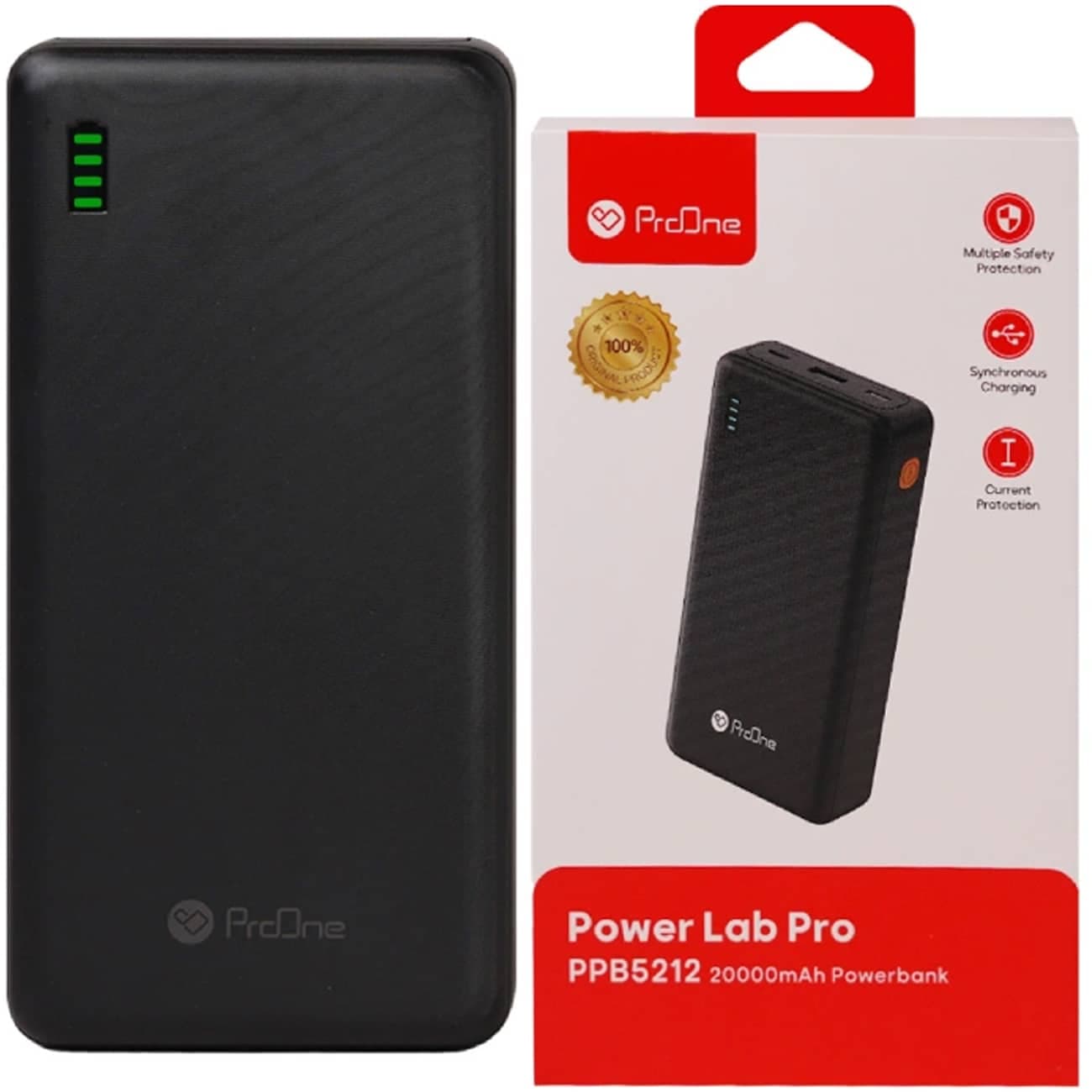 پاور بانک 20000 پرووان (ProOne) اصلی 22.5 وات مدل PPB5212 — تصویر ۲