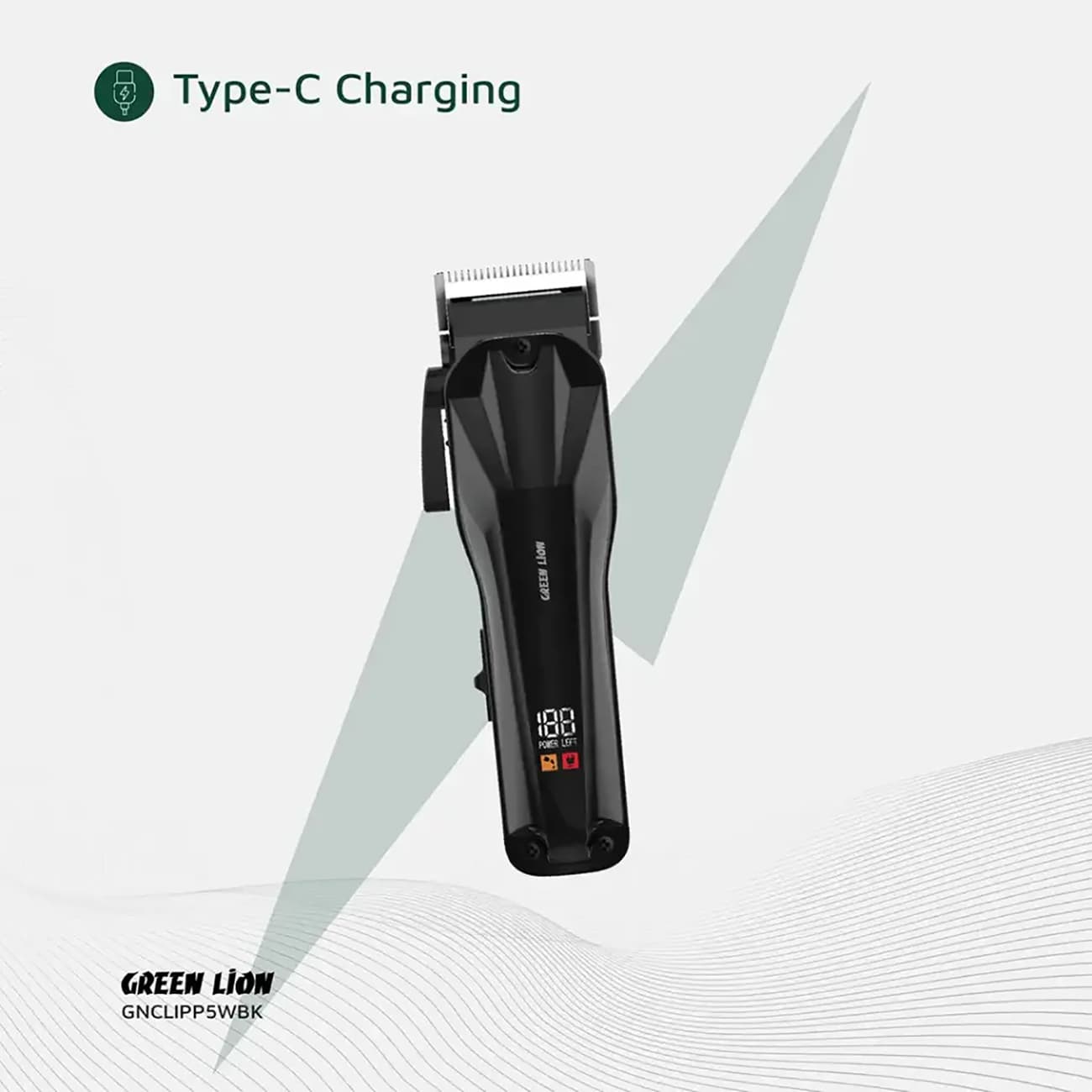 ماشین اصلاح شارژی گرین لاین Green Lion اصل مدل GL-TM26 حرفه ای — تصویر ۷